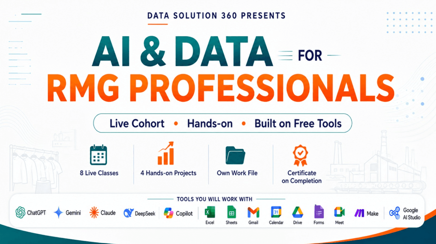 AI & DATA For RMG Professionals