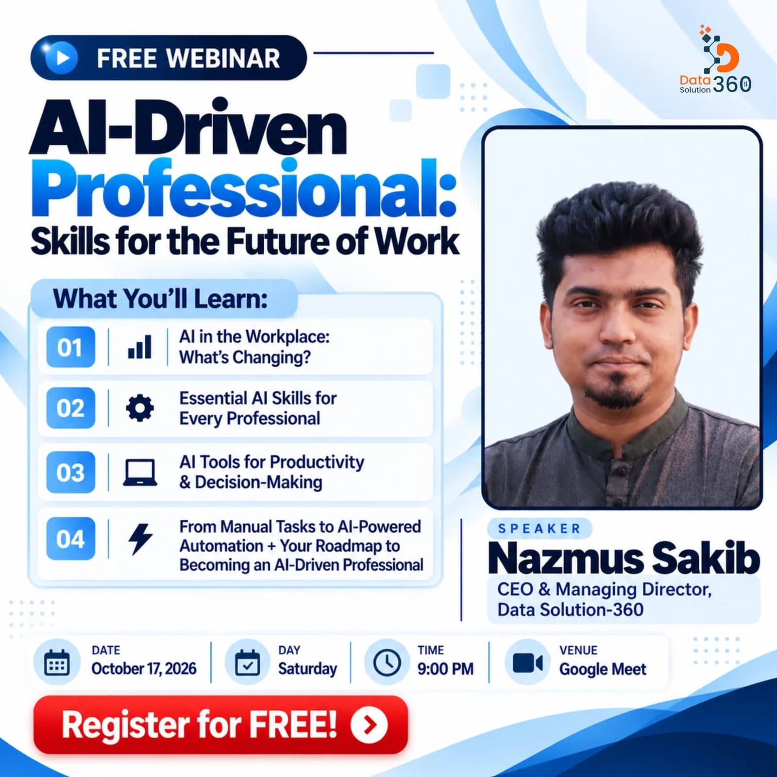 AI-Driven Professional: Skills for the Future of Work poster
